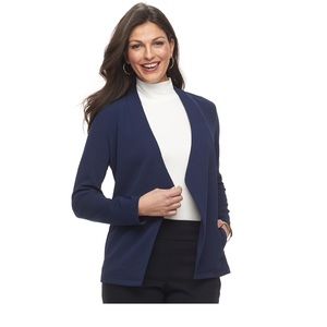Dana Buchman Navy Jacket